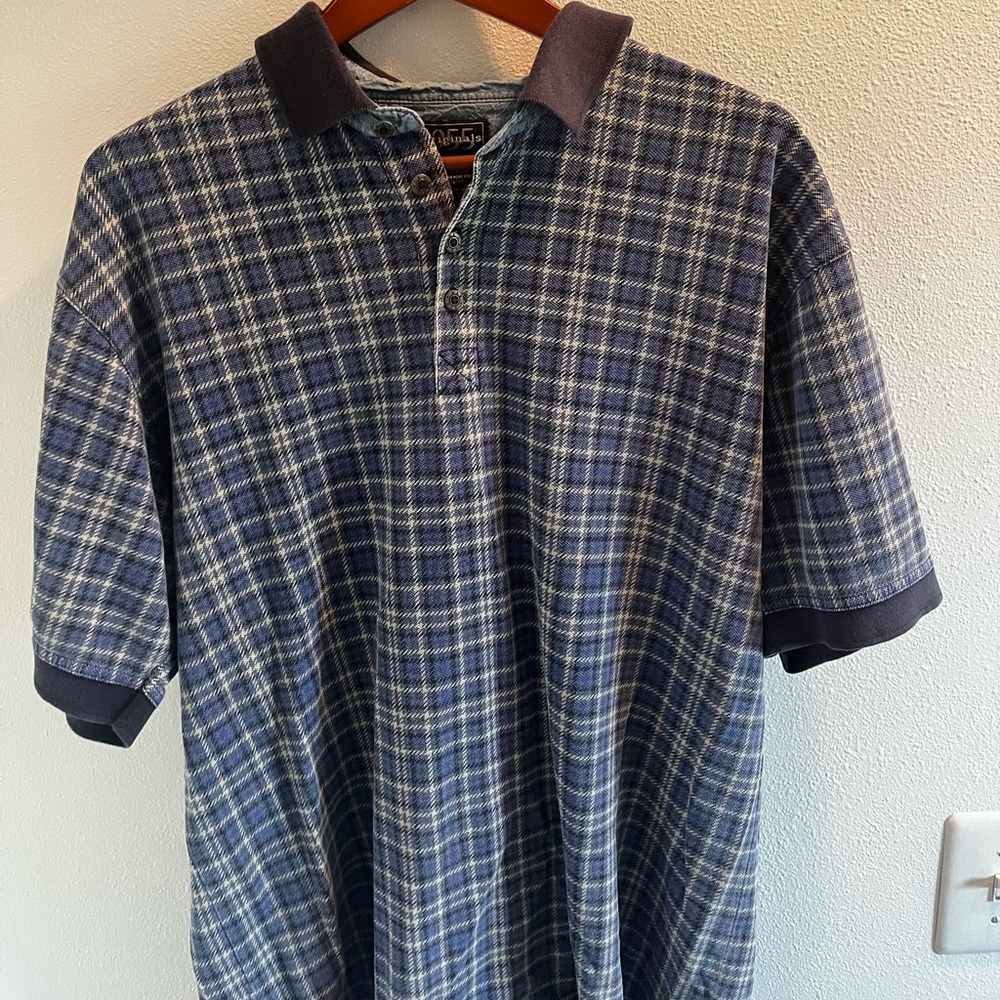 Vintage Plaid Polo shirt